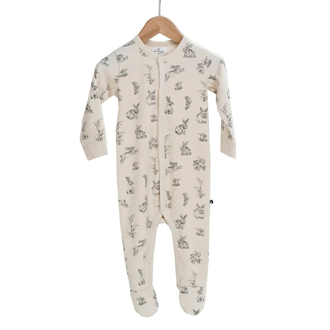 Burrow & Be Essentials Sleepsuit - Almond Burrowers