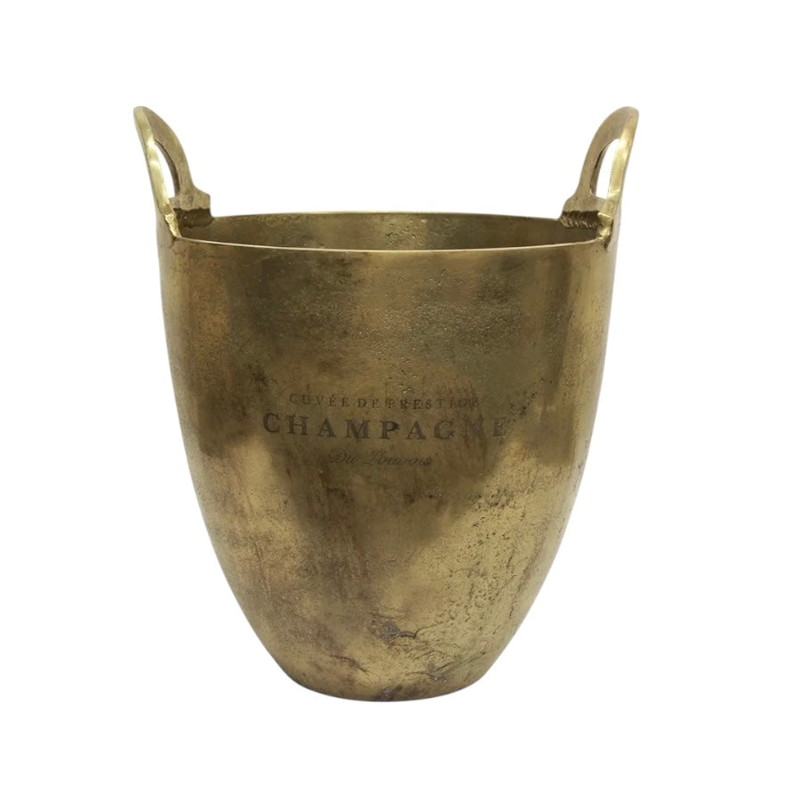Ice Bucket | Vintage Champagne Gold