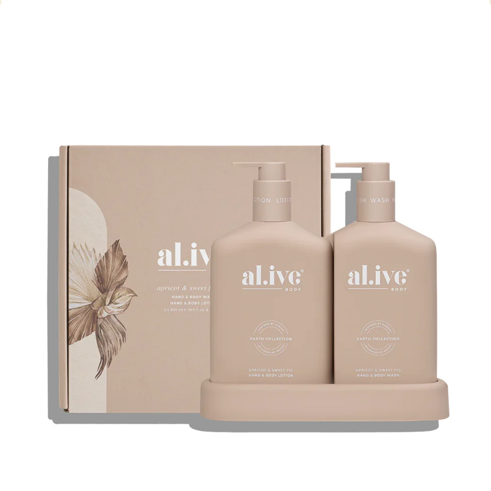 Al.ive | APRICOT & SWEET FIG set with tray