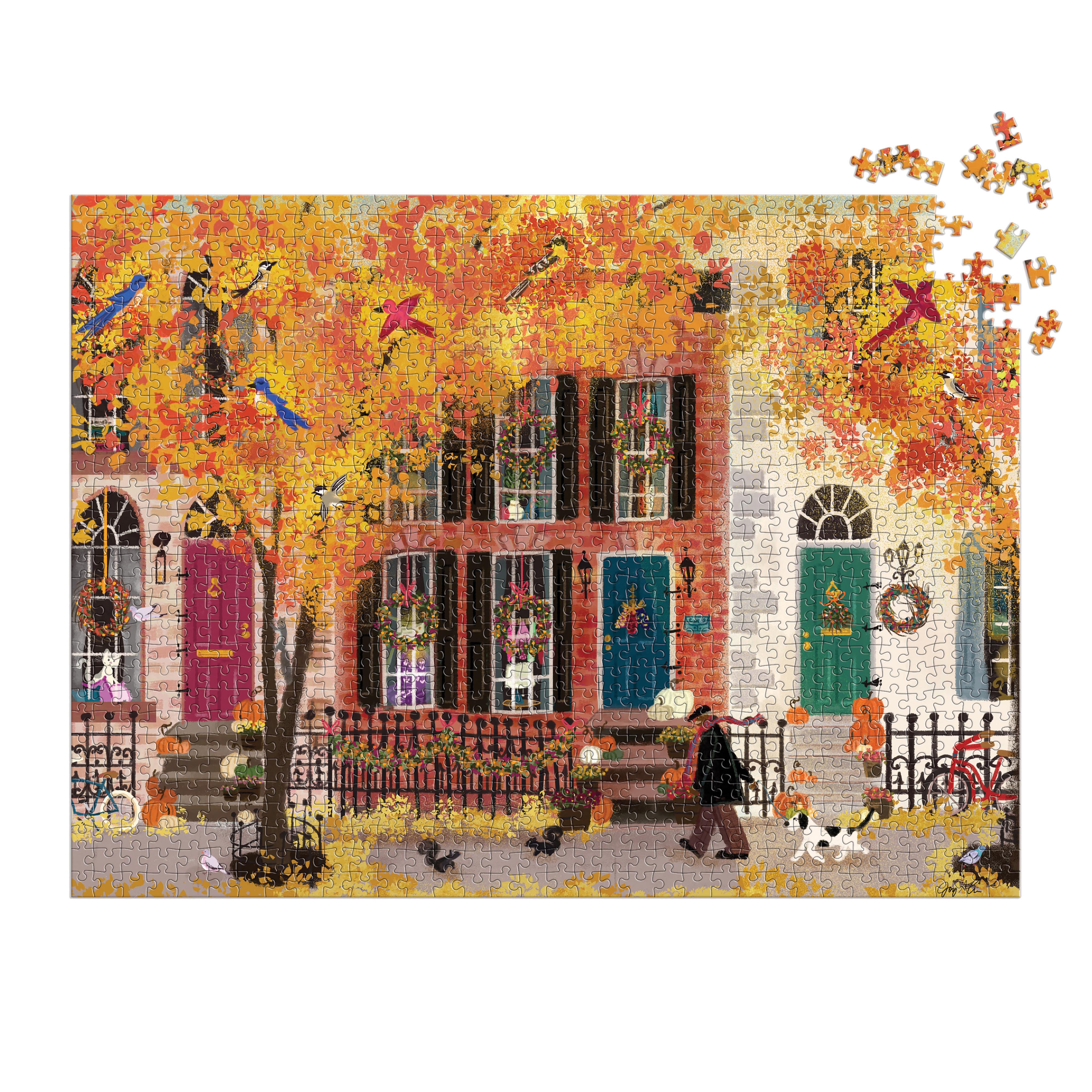 Puzzles | 1000 Piece Autumn Neighbourhood