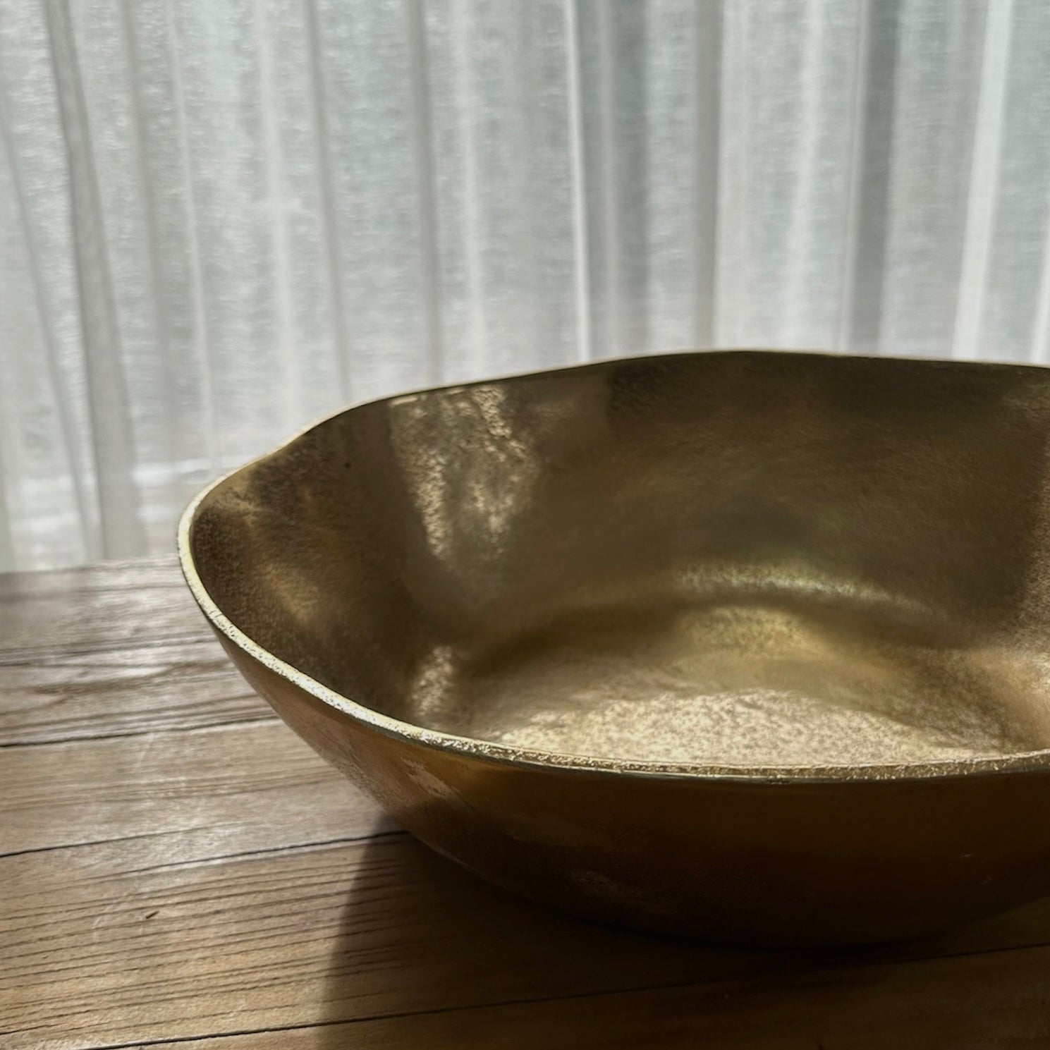 Bowl | Gold Large Organic finish