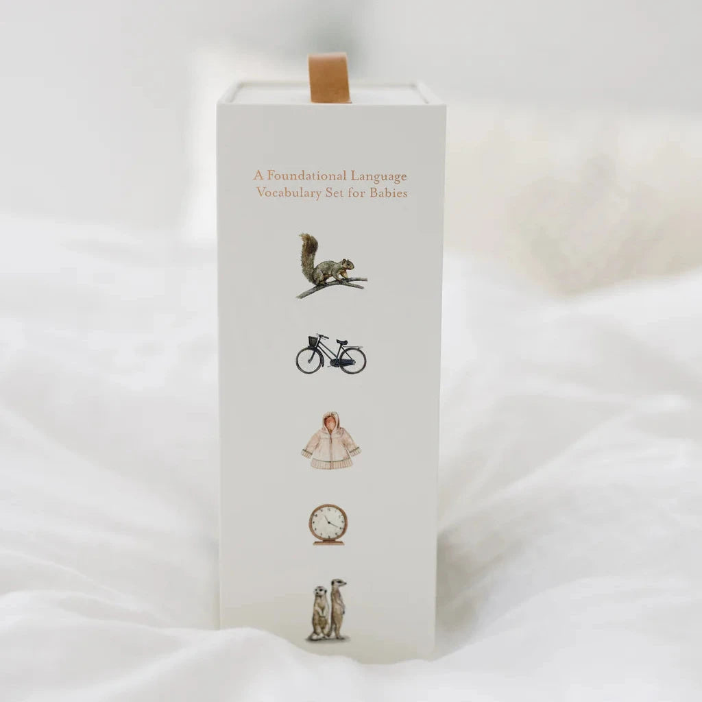 White book with illustrations on a white background