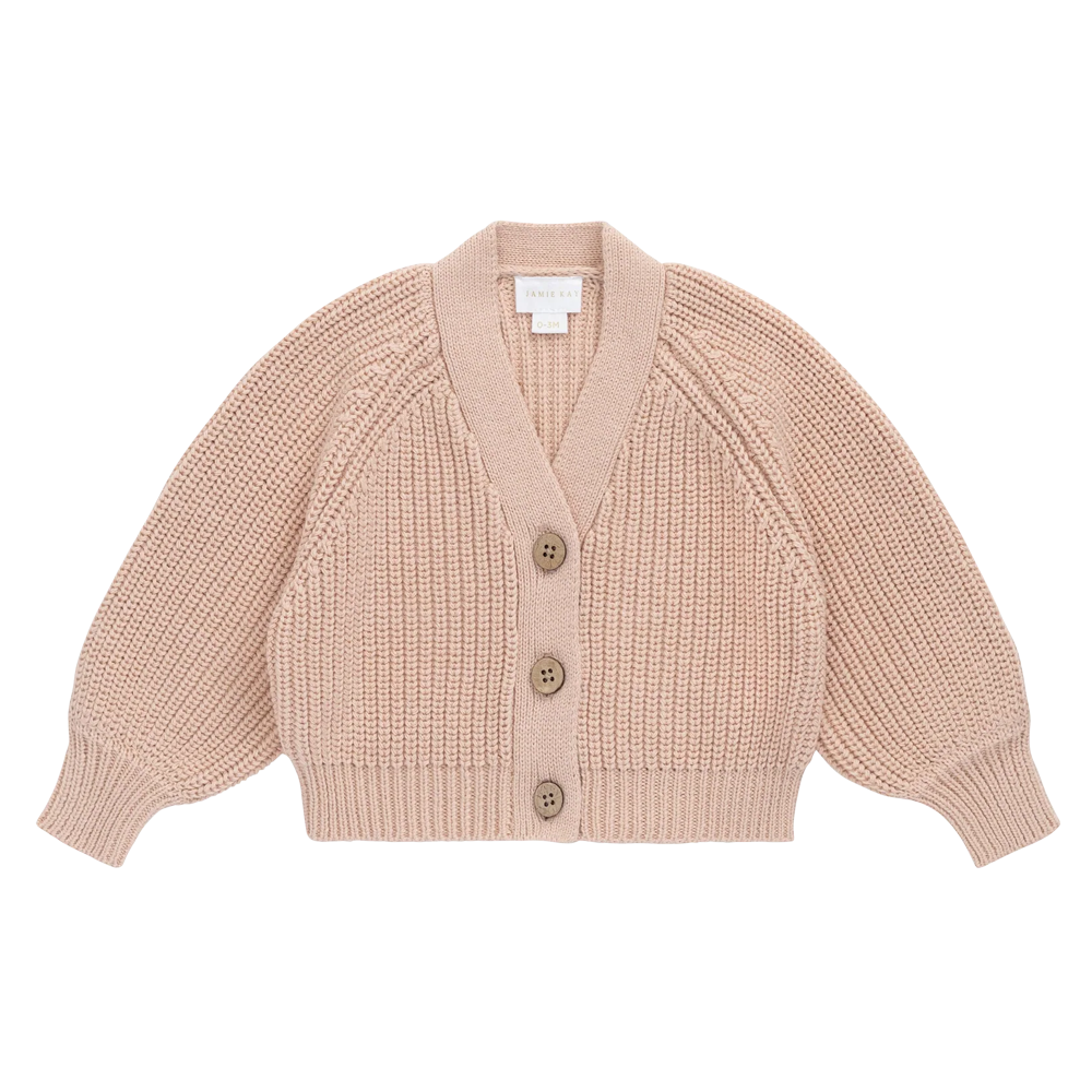 Jamie Kay | Paloma Cardigan - Rose Mist