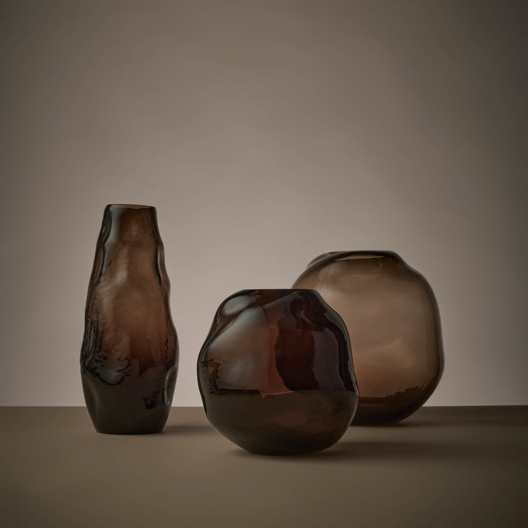 Vase | Cola Brown Glass