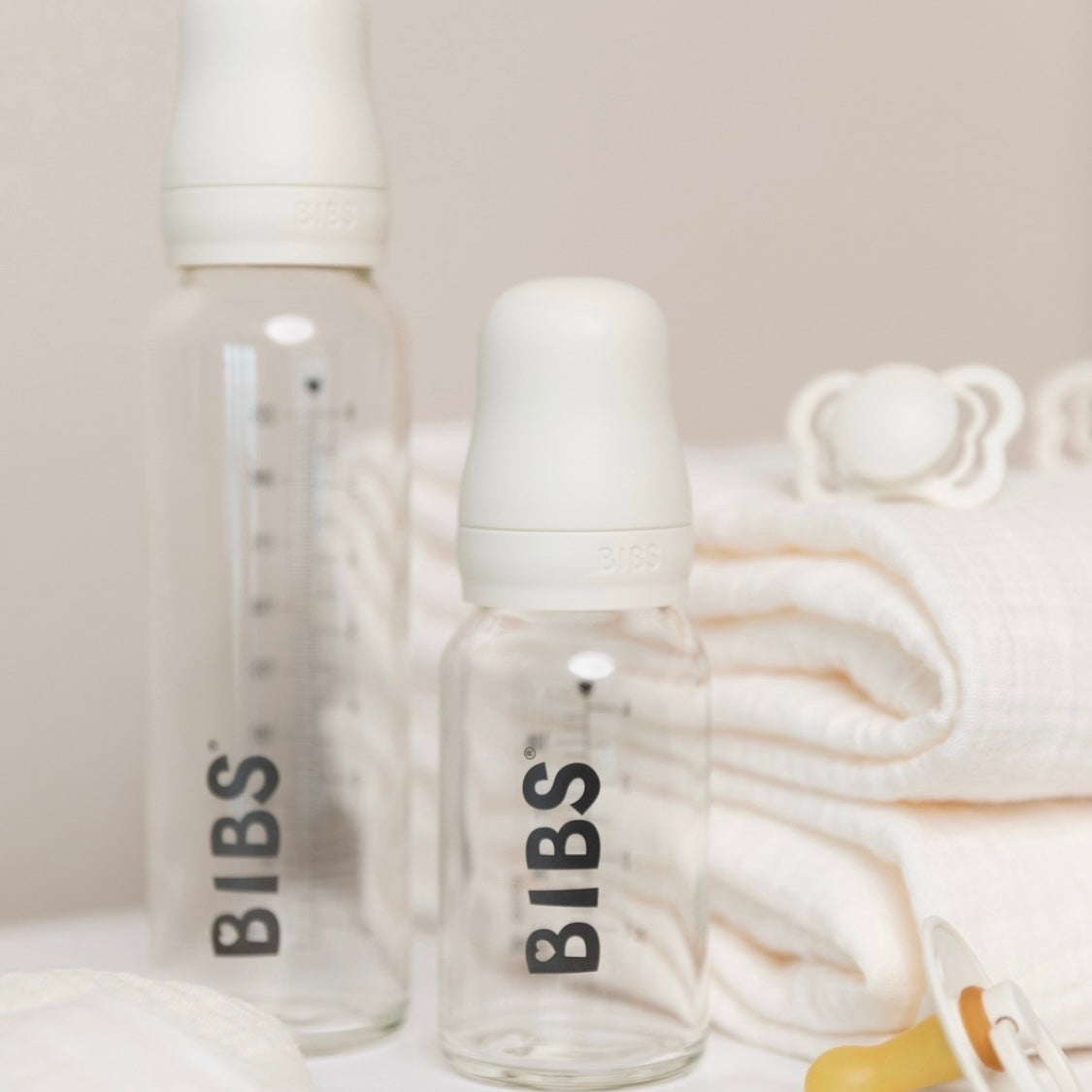 BIBS Baby Glass Bottles (3 colours)