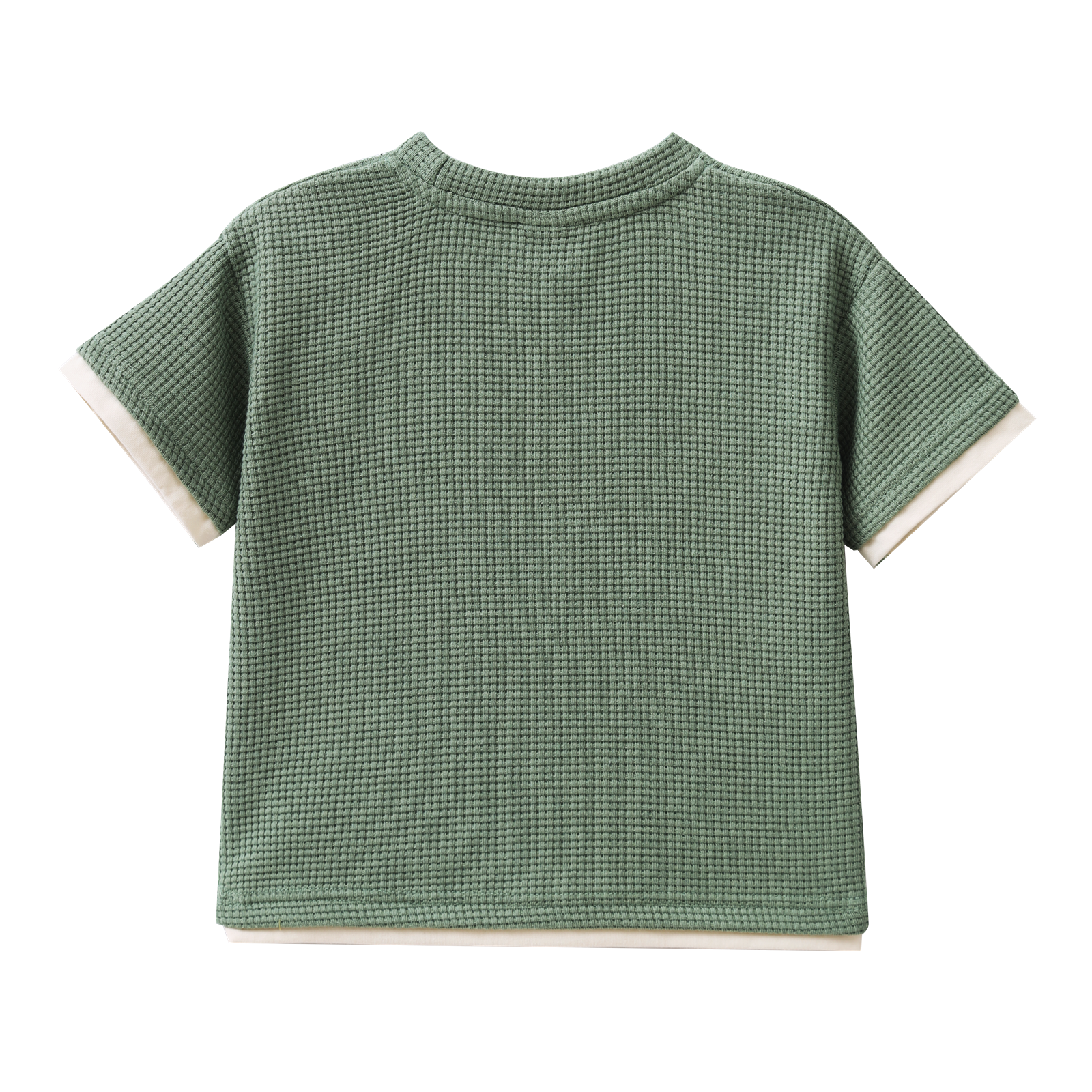 Cracked Soda Flint Textured Tee - Olive
