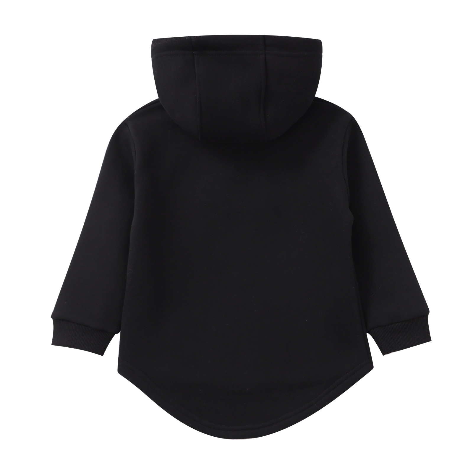 Black hoodie on a white background