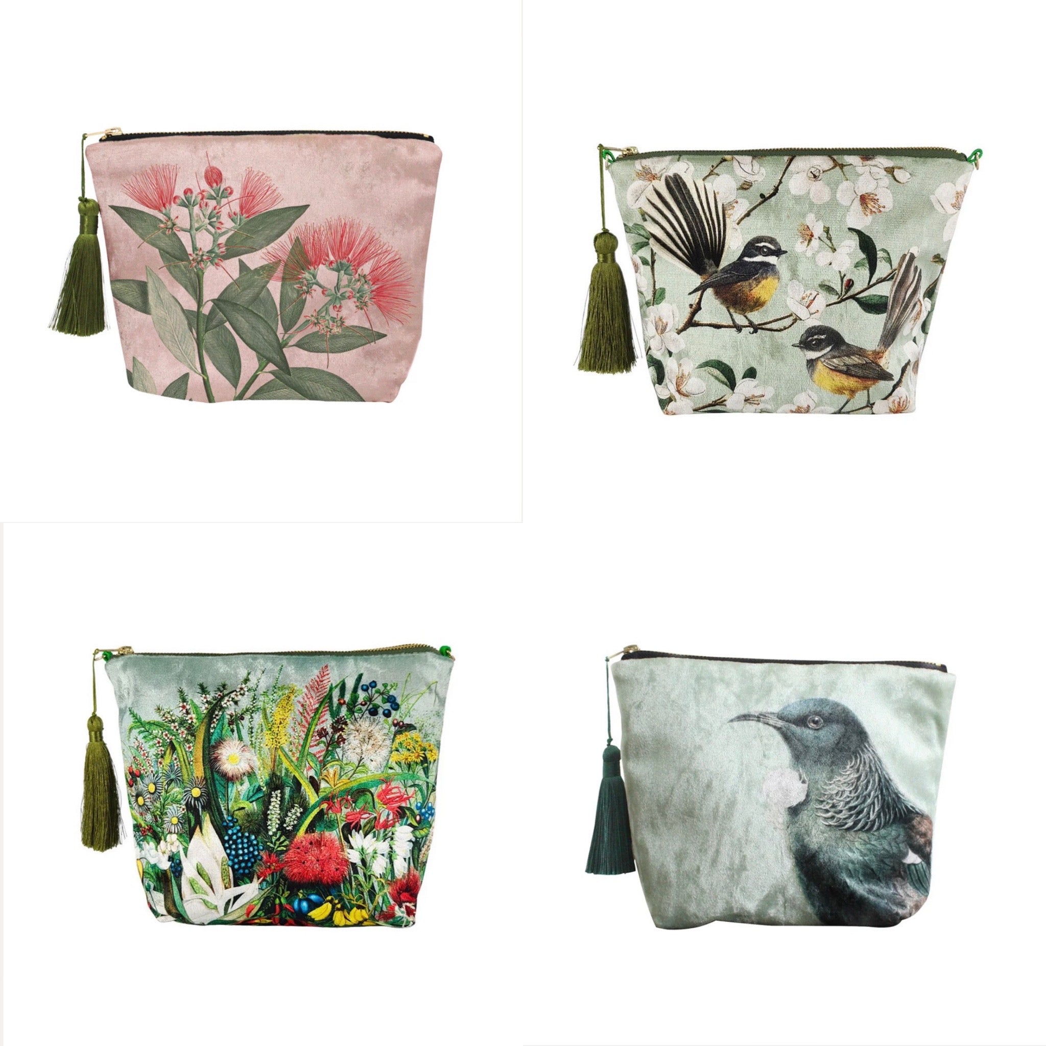 Velvet Cosmetic Bags