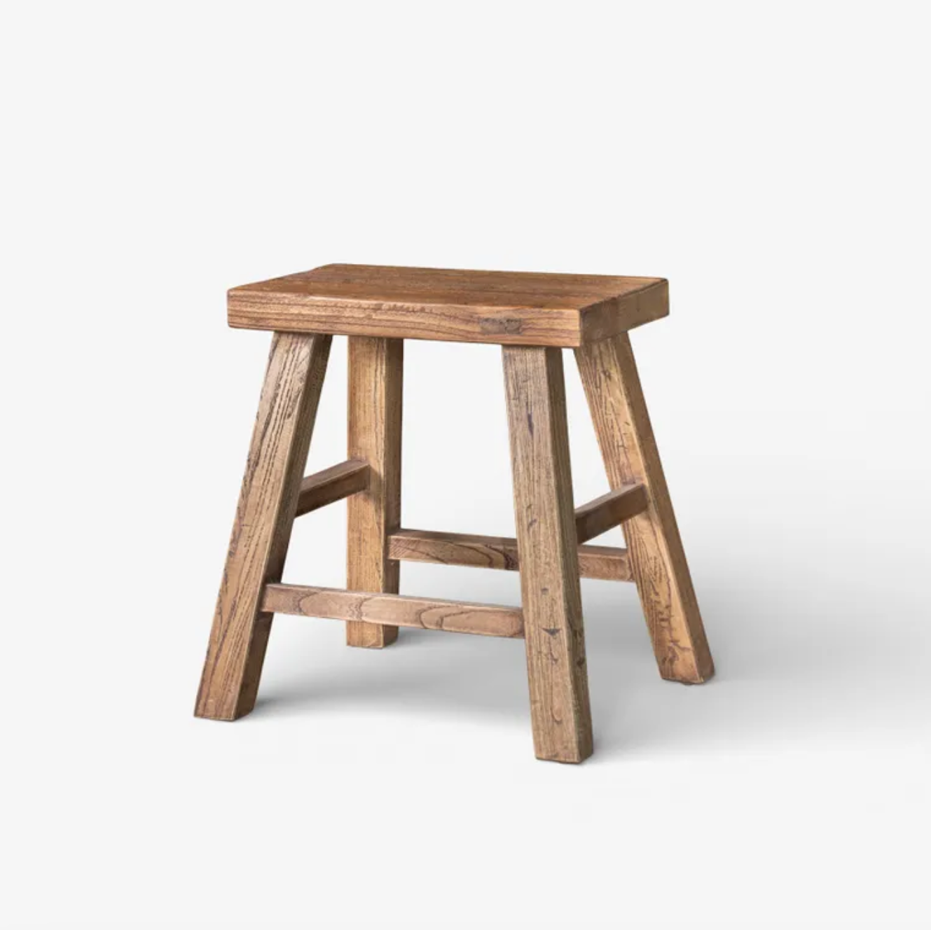 Wooden Stool | Elm Wood