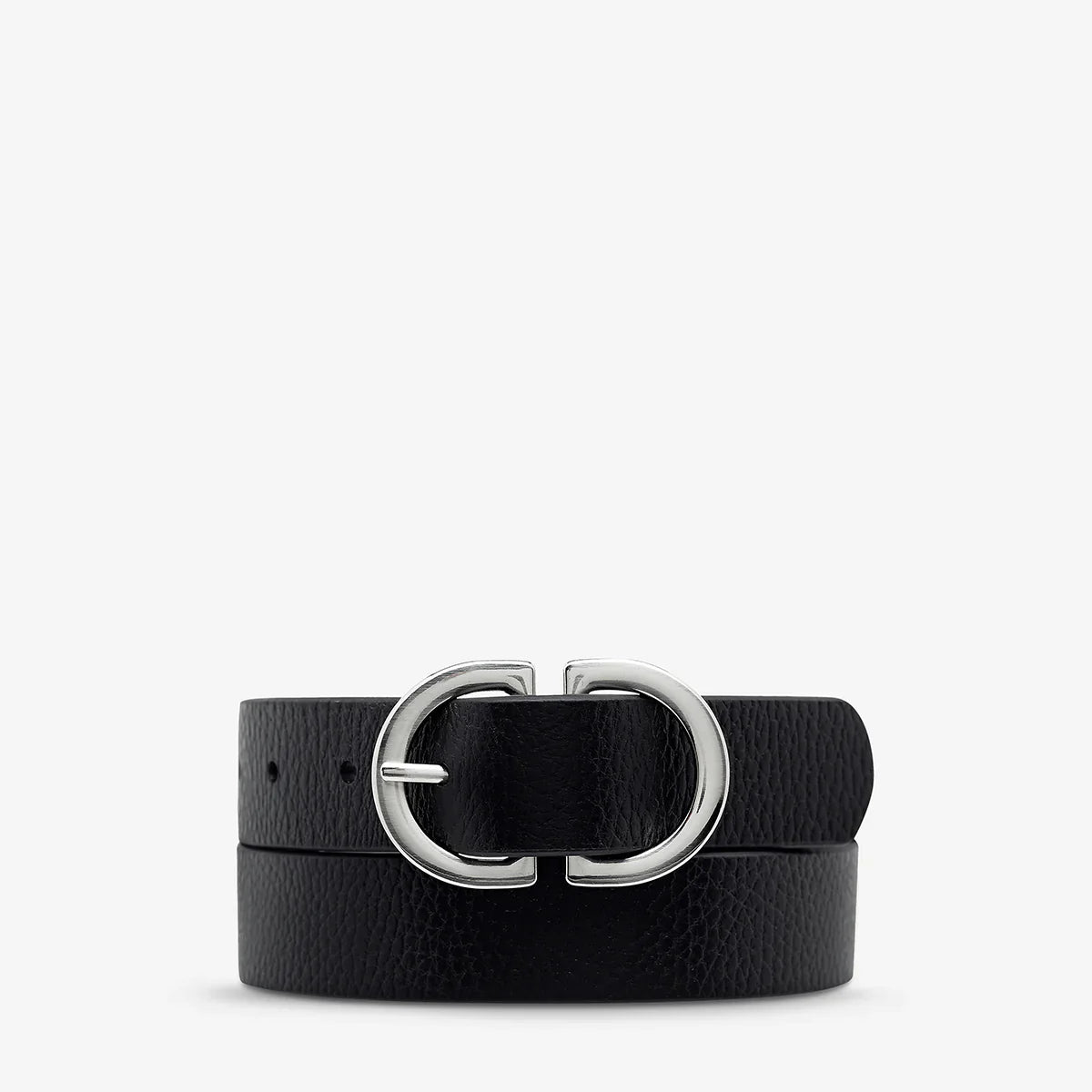 Status Anxiety | In Reverse Belt BLACK/SILVER