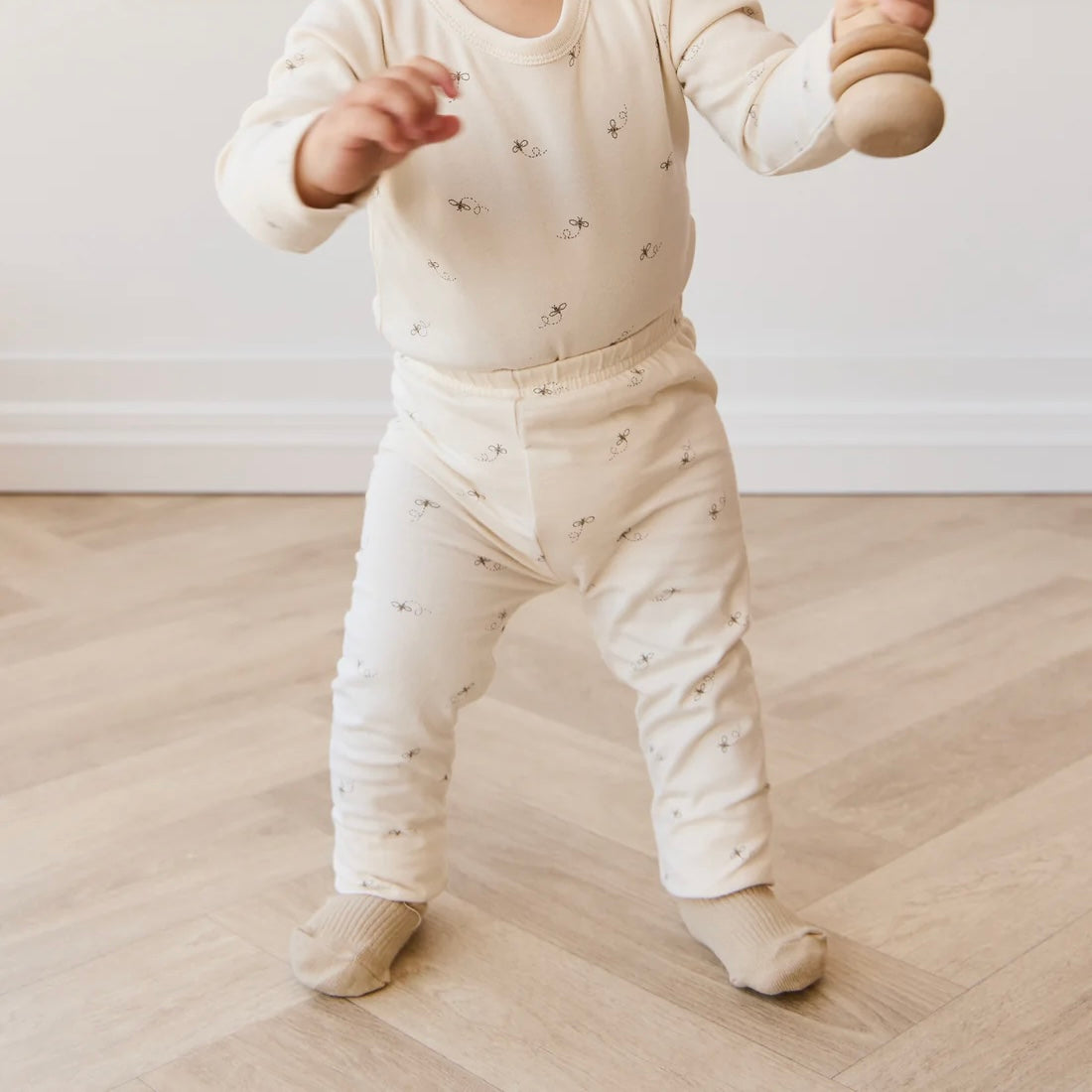 Jamie Kay Organic Cotton Everyday Legging - Bumblebees