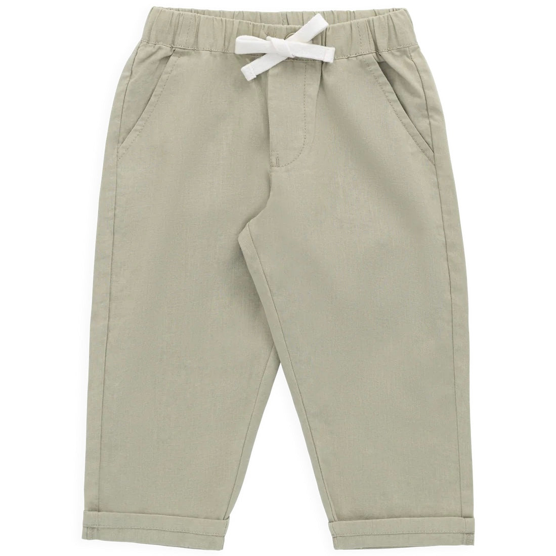 Jamie Kay Ali Linen/Cotton Pant - Lichen