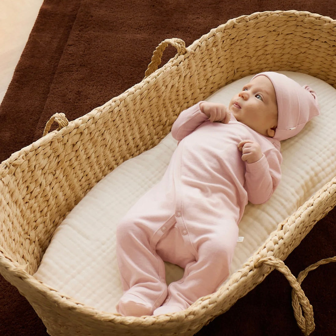 Jamie Kay/Merino Kids - Merino Wrap Onepiece - Cloud Pink
