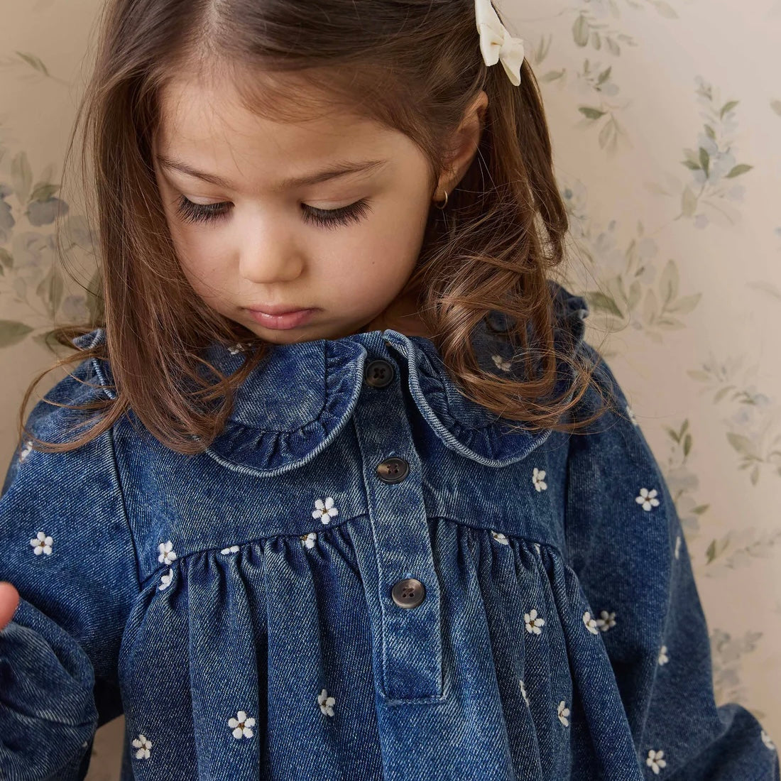 Jamie Kay Ira Dress - Josie Floral Denim