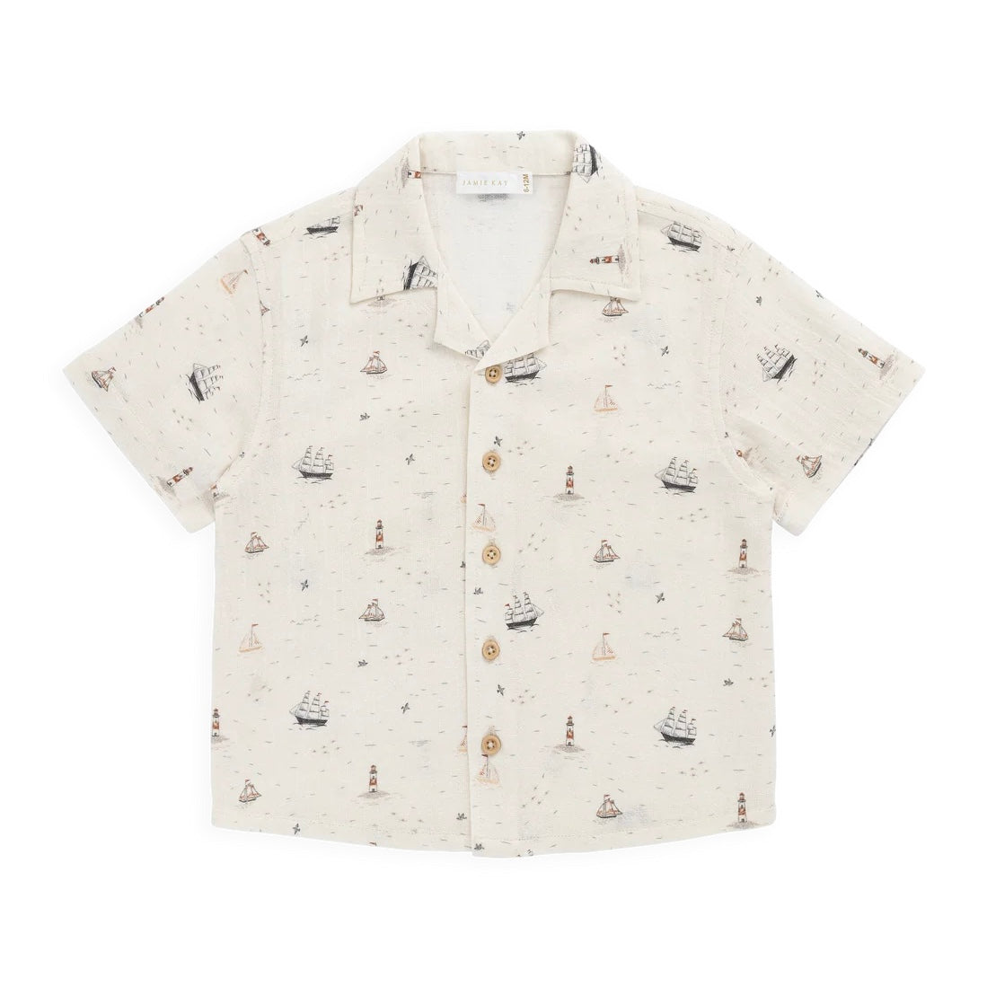 Jamie Kay Organic Cotton Silas Shirt - Sailing Day