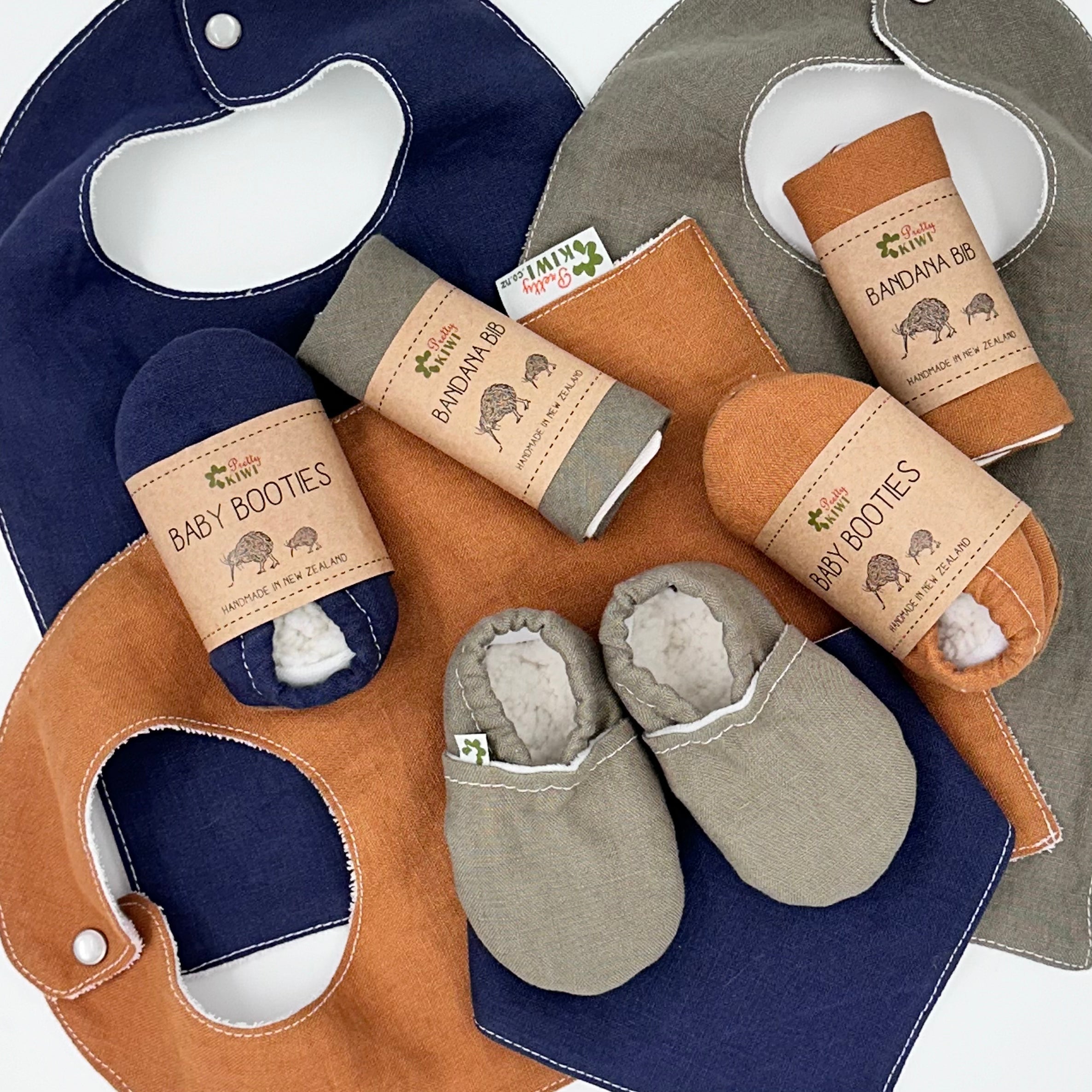 Bib | 100% Linen Ocean