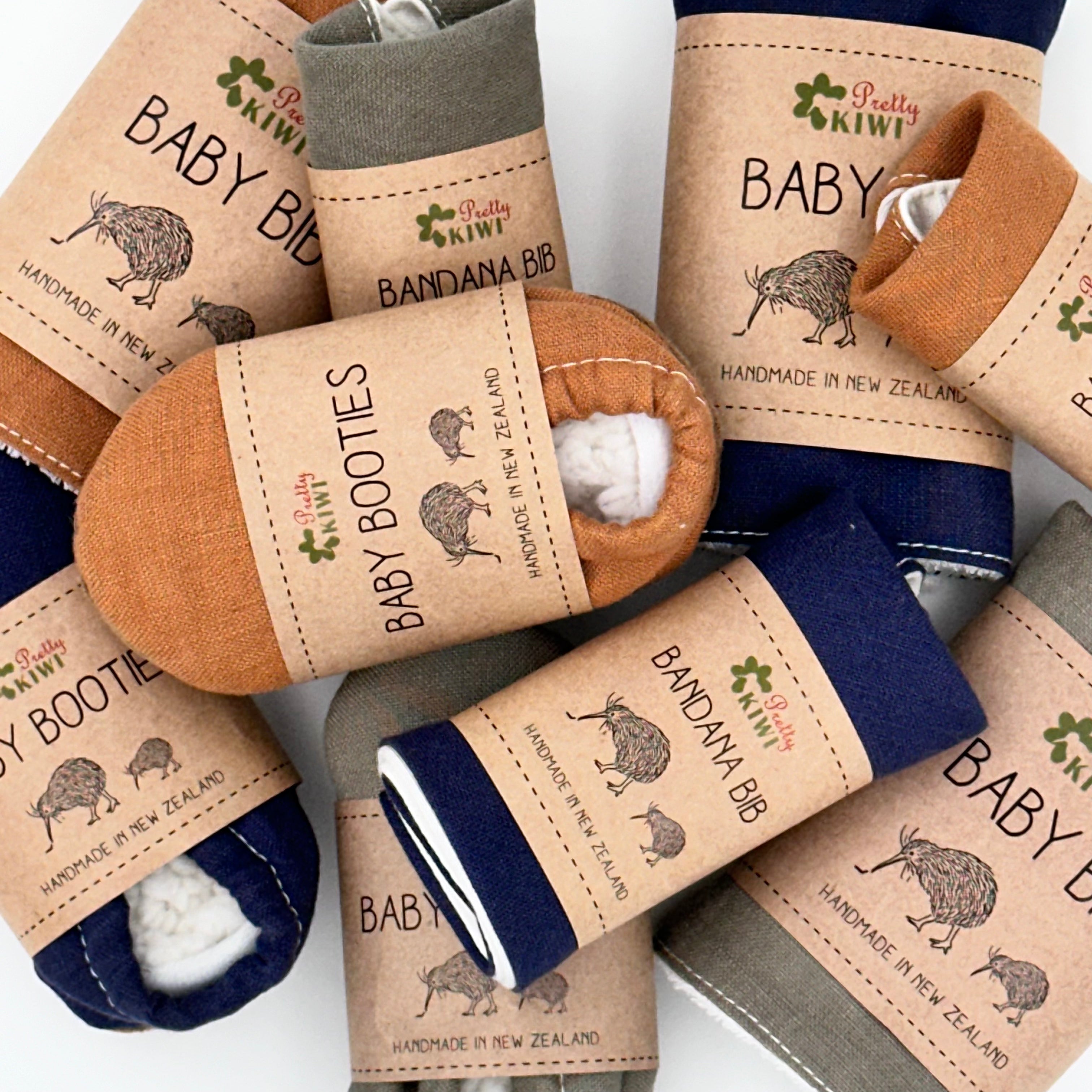 Booties | 100% Linen Tikka