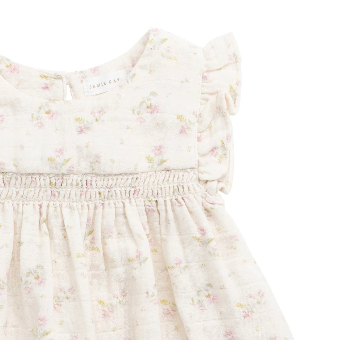 Jamie Kay Organic Cotton Muslin Tiana Dress - Emelia Pink