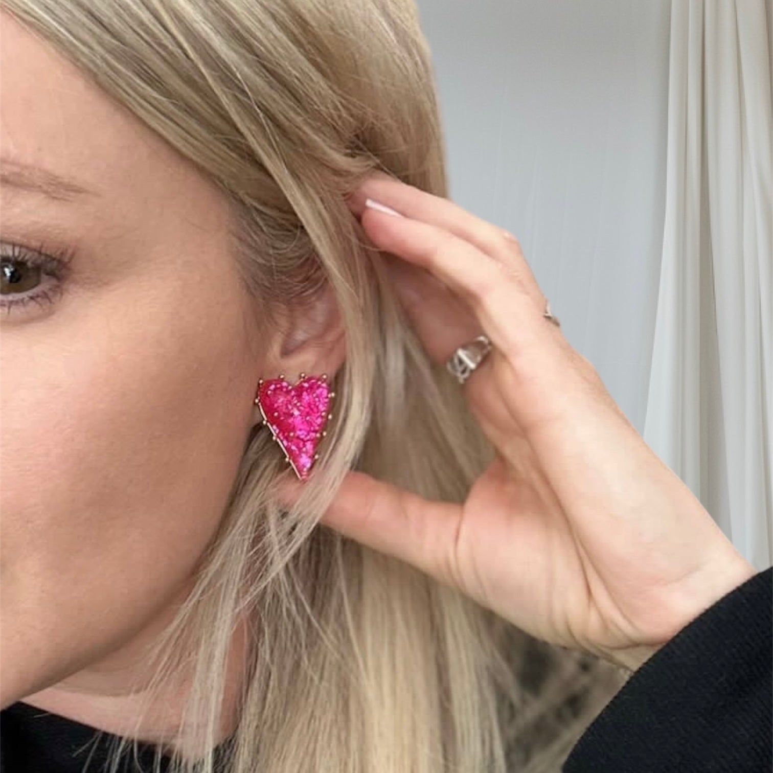 Earrings | Glass Heart