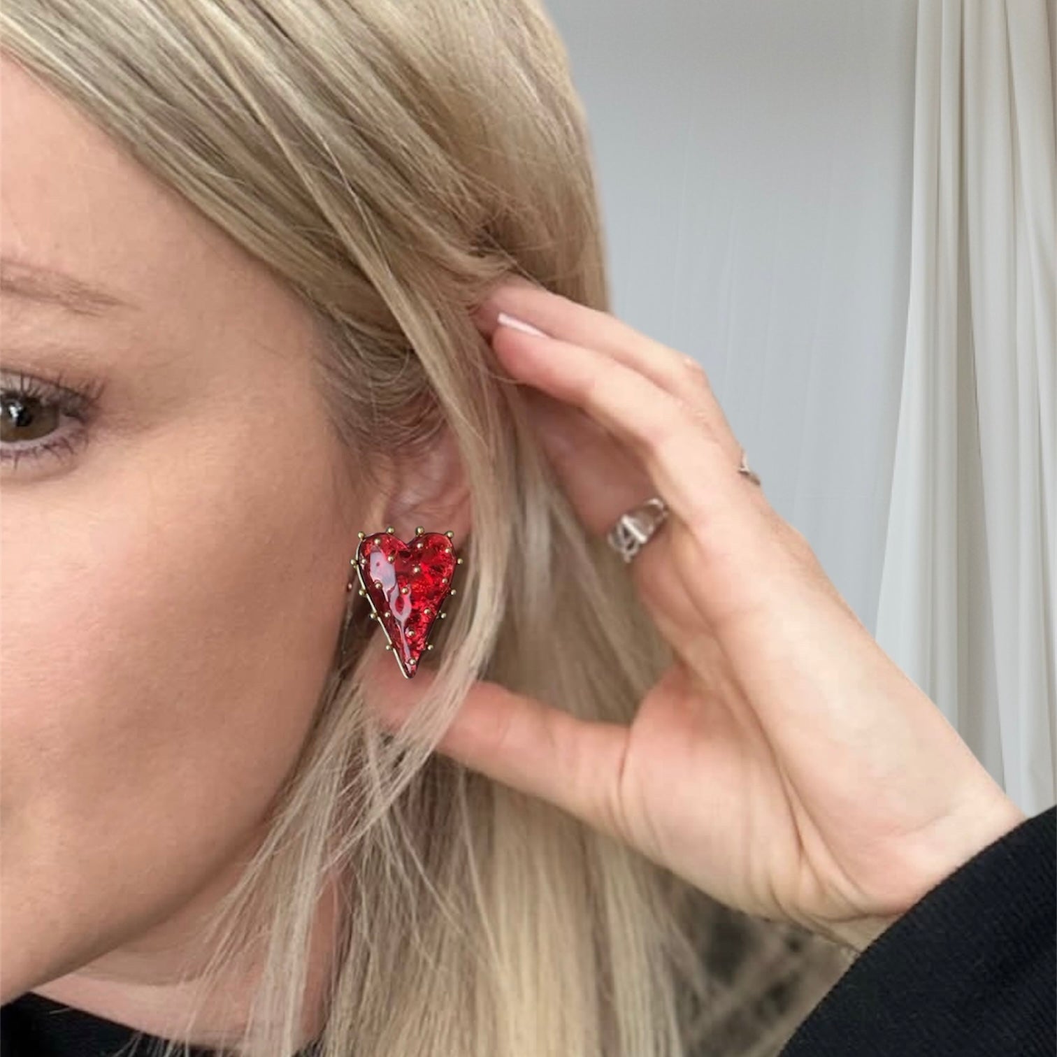 Earrings | Glass Heart