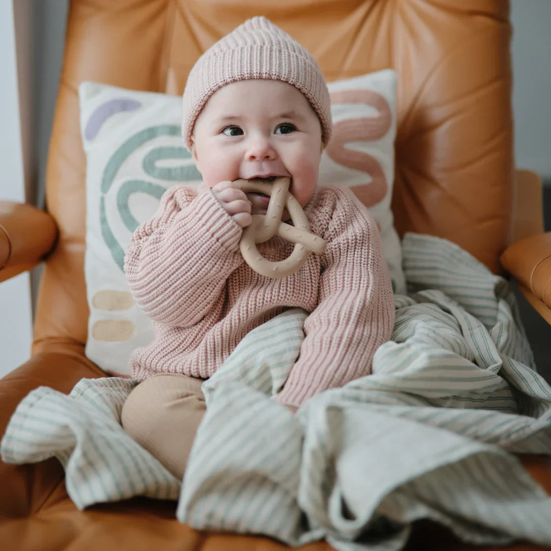 Mushie | Pretzel Teether
