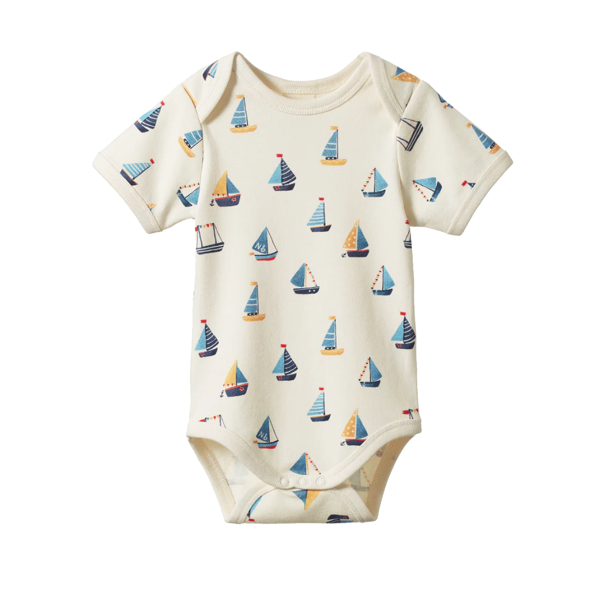 Nature Baby | Short Sleeve Bodysuit - Regatta