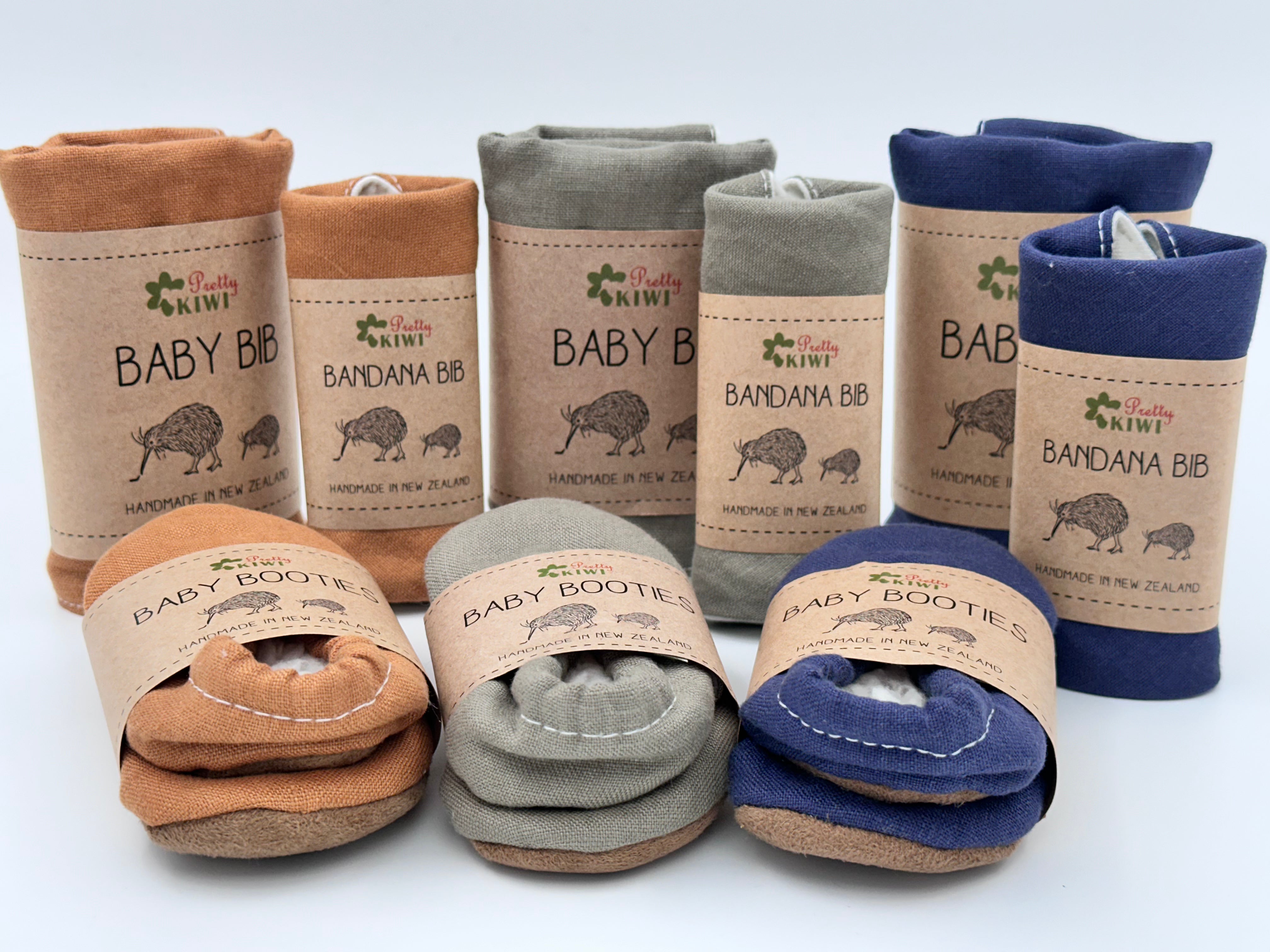 Booties | 100% Linen Ocean