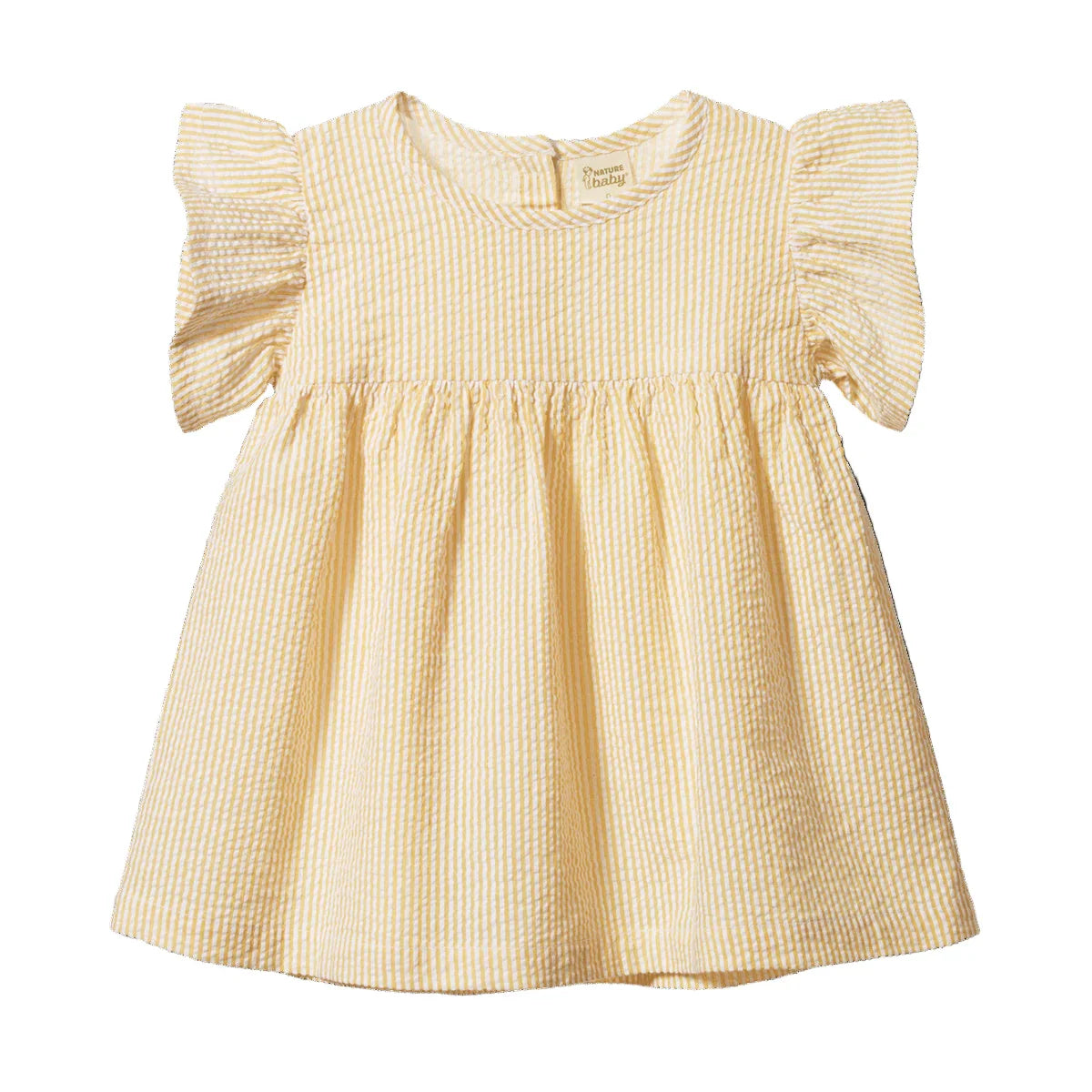 Nature Baby | Bonnie Dress - Golden Stripe