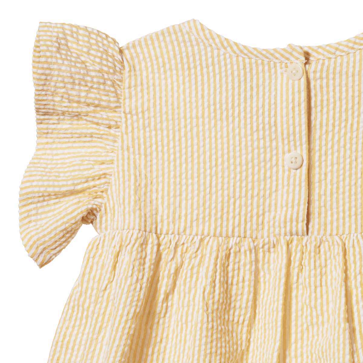 Nature Baby | Bonnie Dress - Golden Stripe