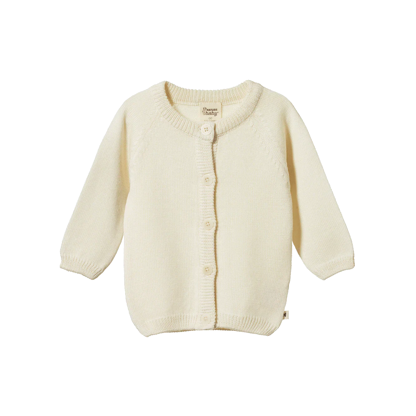 Nature Baby | Merino Knit Cardigan - Natural