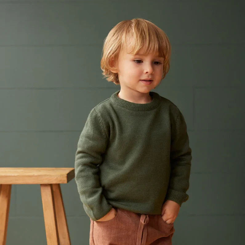 Nature Baby | Merino Knit Pullover - Thyme