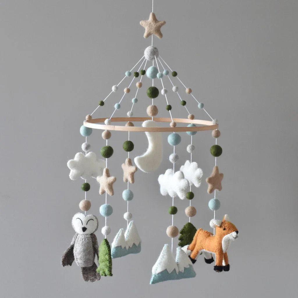 NZ Wool Felt Baby Mobiles (5 options)