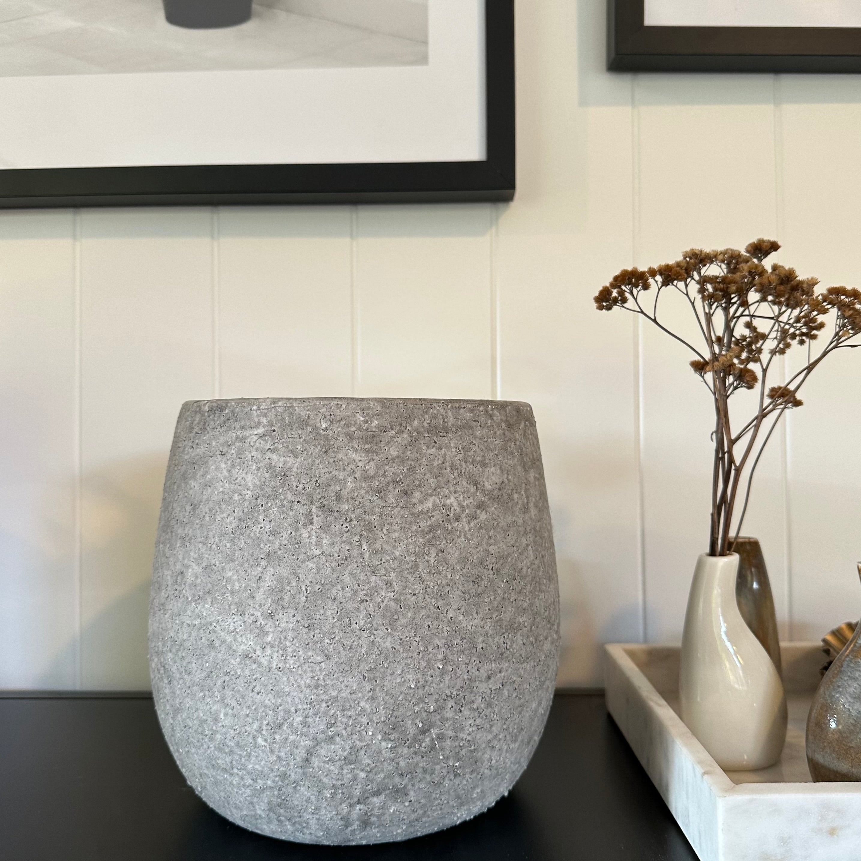 Pot | Small Rustic Grey