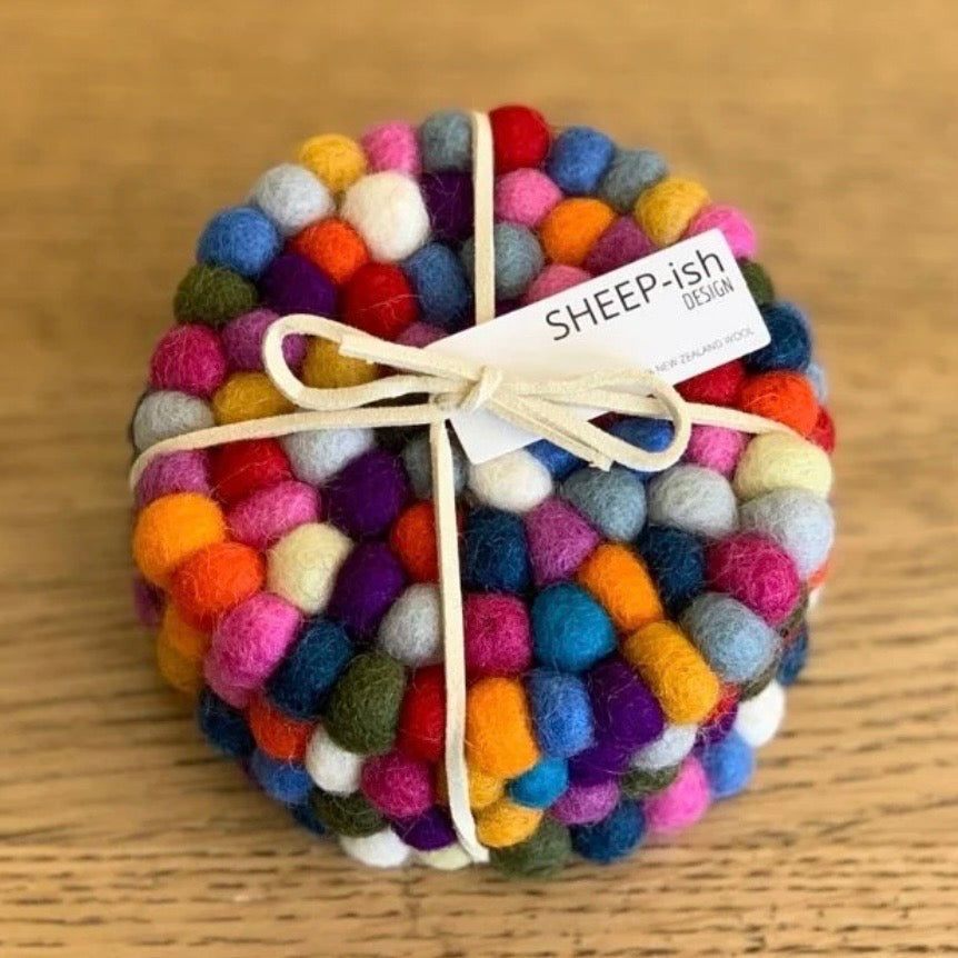Coasters | Felt Coasters 100% NZ Wool - set of 4