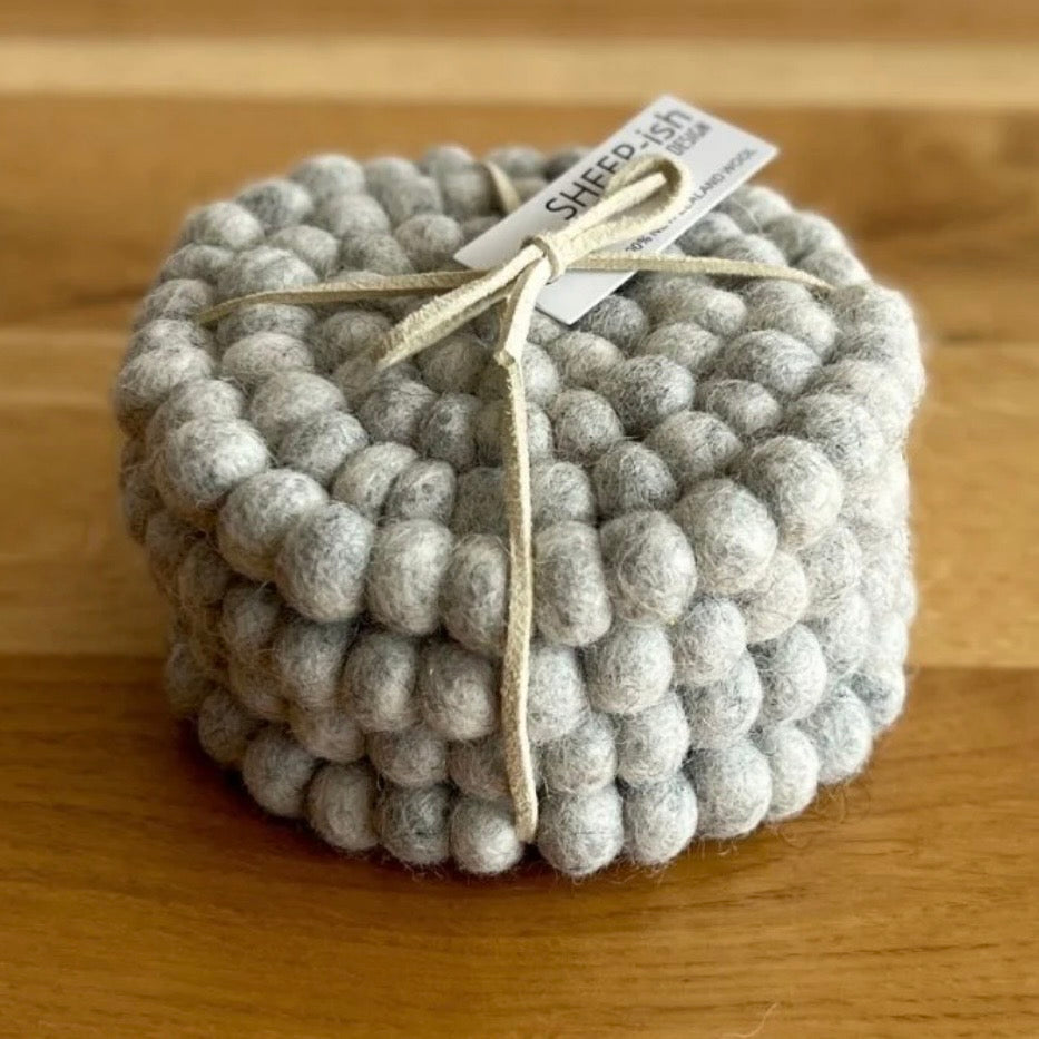Coasters | Felt Coasters 100% NZ Wool - set of 4