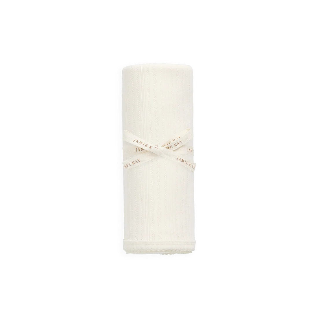 Jamie Kay Organic Cotton Pointelle Murphy Wrap - Parchment