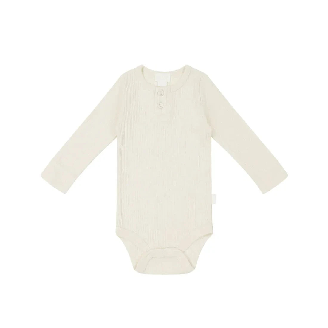 White baby onesie on a white background