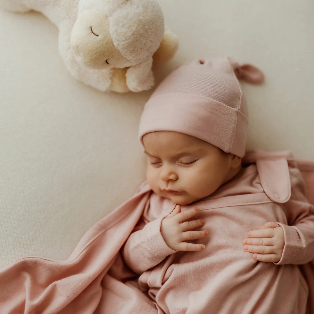 Jamie Kay Merino Beanie - Cloud Pink