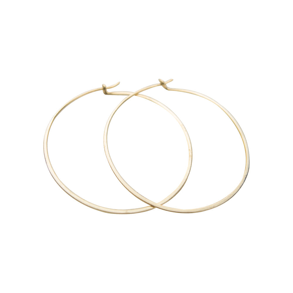 Earrings | Large Gold Hoops
