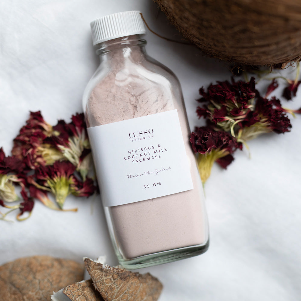 Face Mask | Hibiscus & Coconut