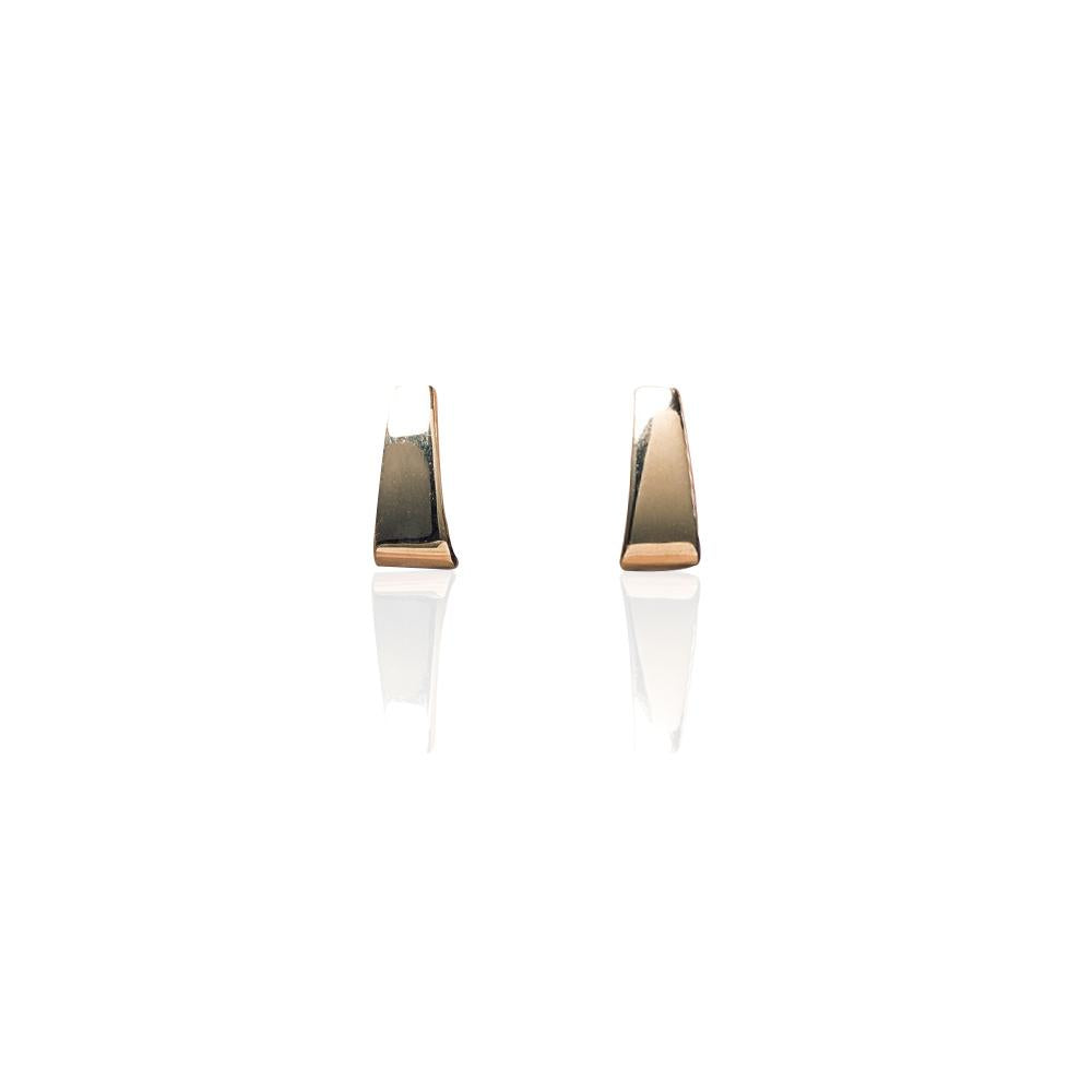 Earrings | Wide J wrap studs