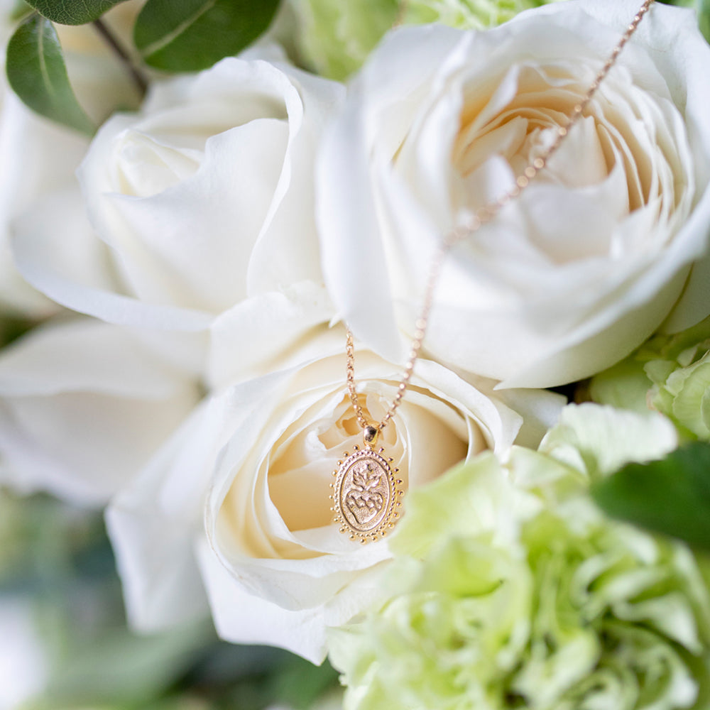 Necklace | 22k Coin Heart