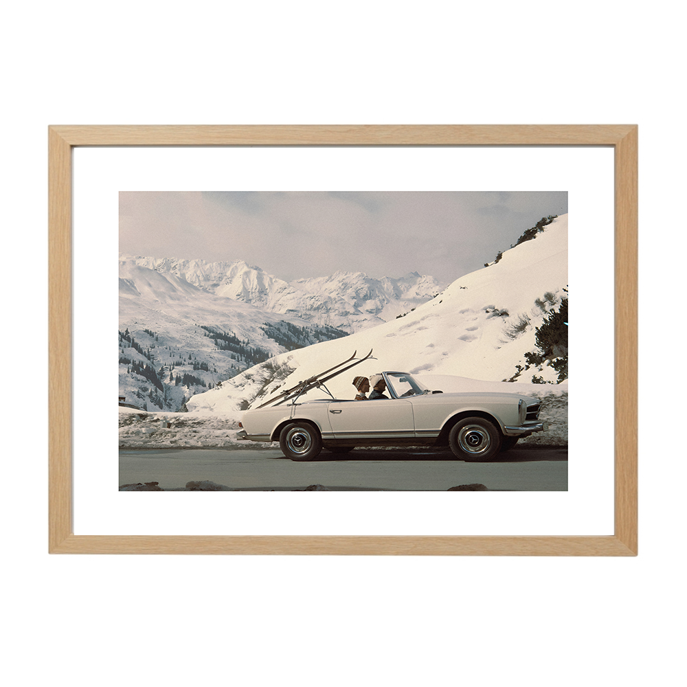 Art Print | Off To Ski