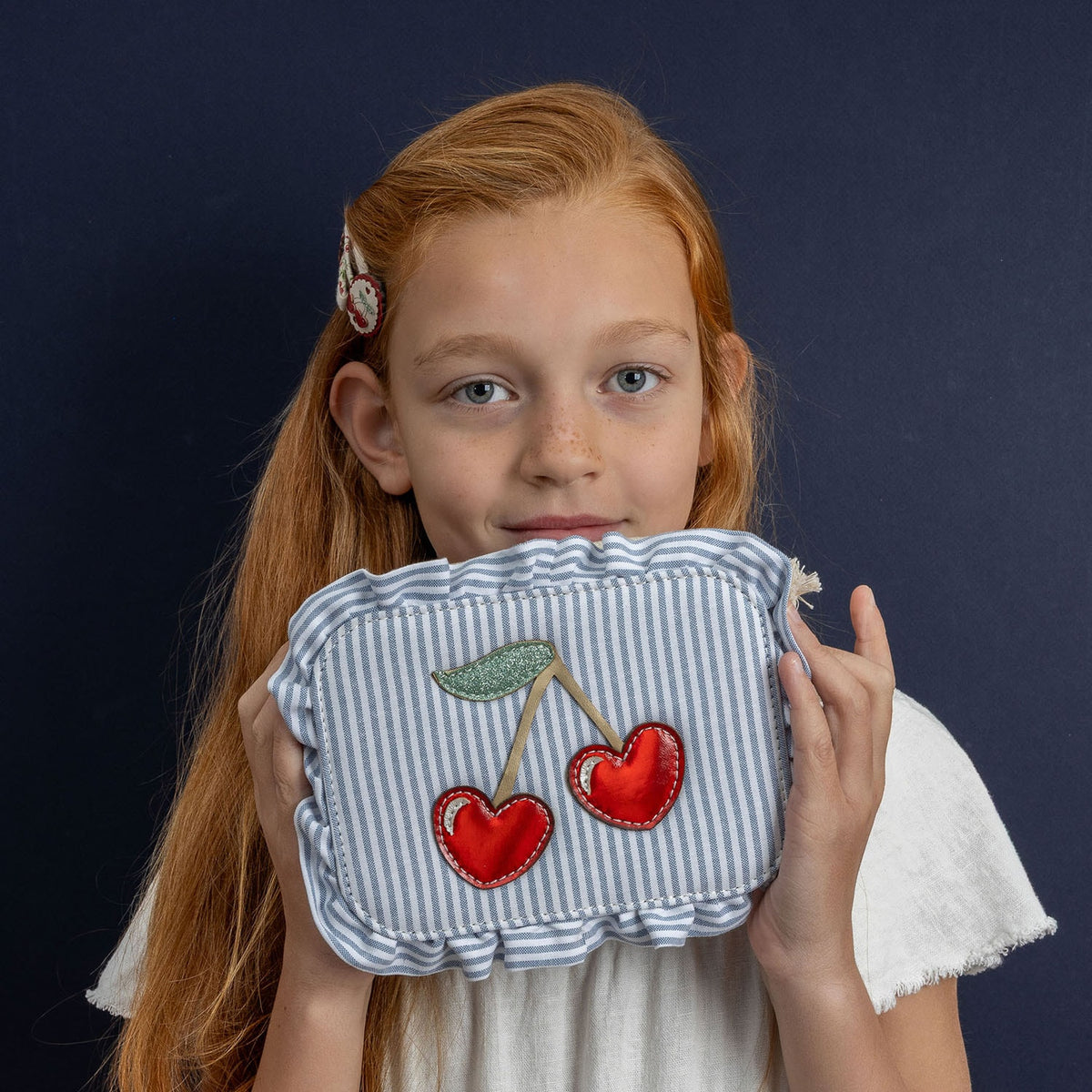 Mimi & Lula | Striped Cherry Bag