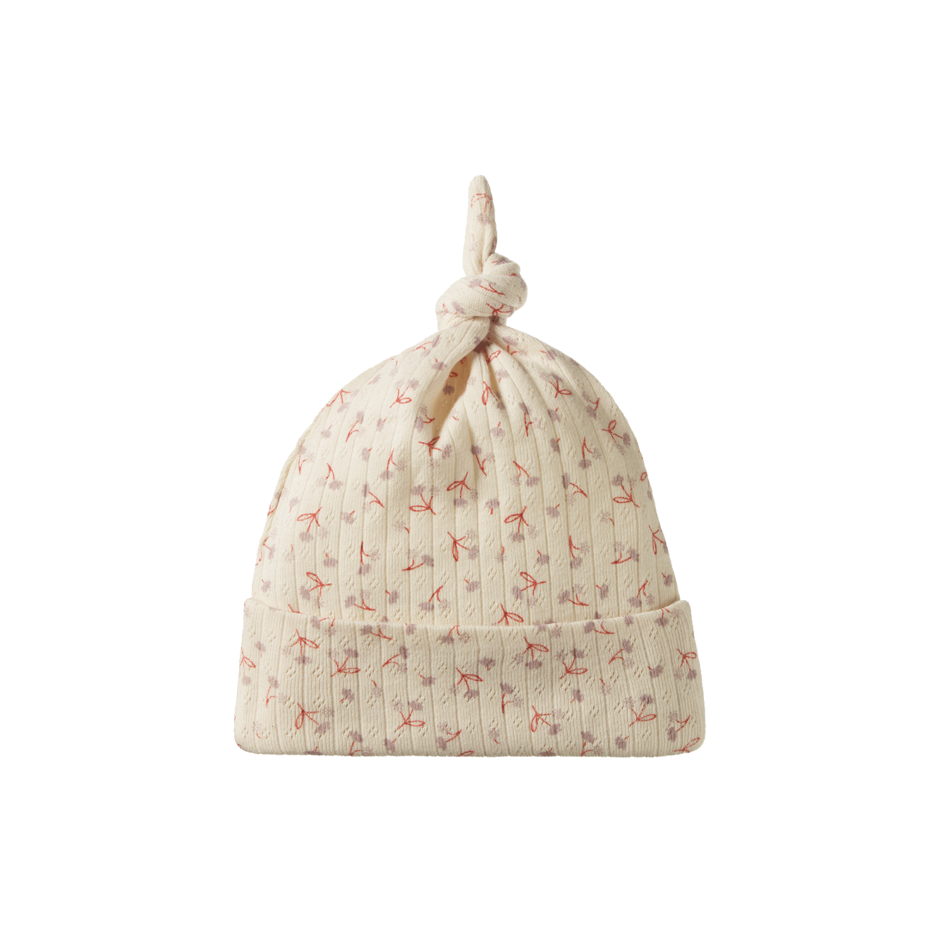 Nature Baby | Pointelle Knotted Beanie - Dandelion