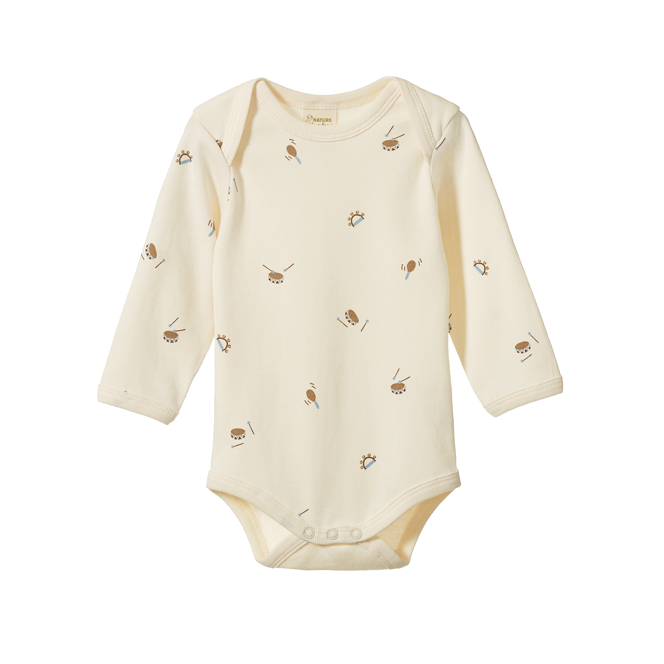 Nature Baby | Cotton Long Sleeve Bodysuit - Mini Music
