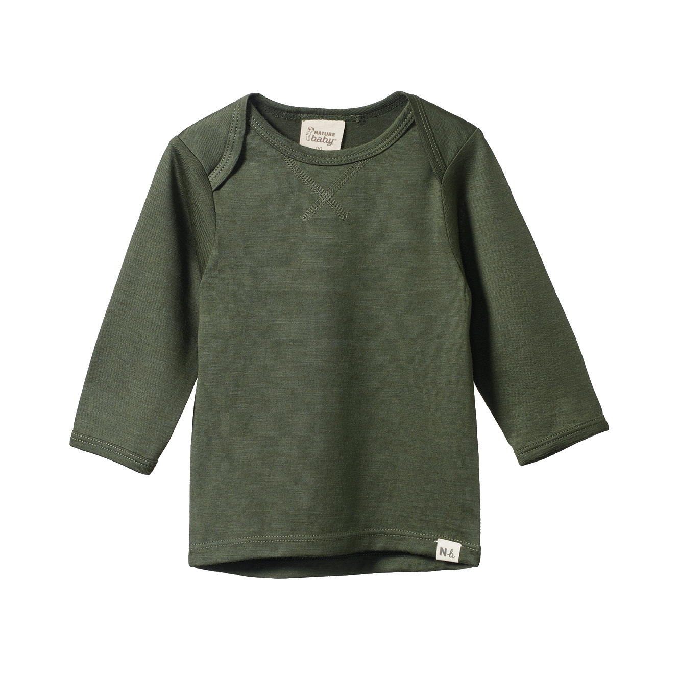 Nature Baby | Merino Essential Tee - Thyme