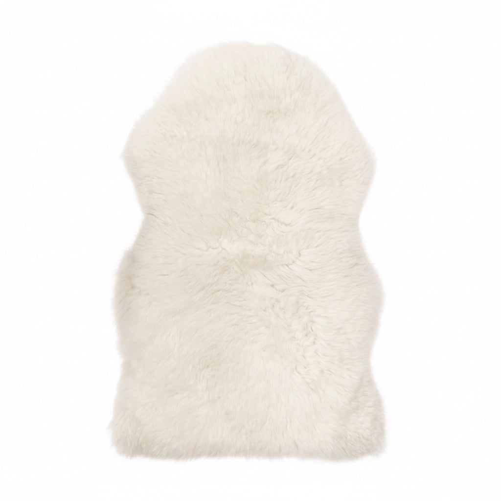 White fluffy pillow on a white background