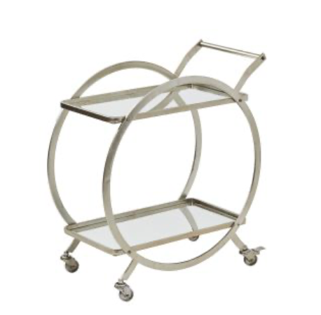 Drinks Trolley | Neutral Metal