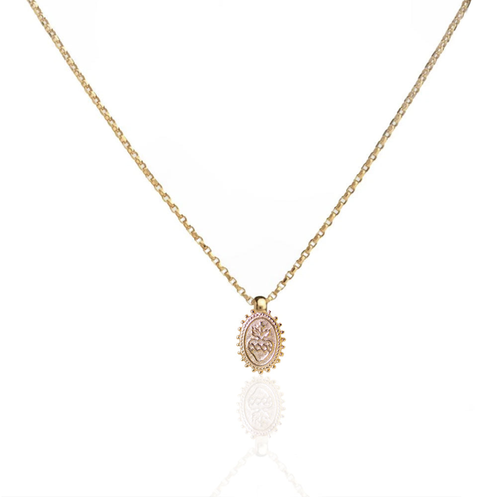 Necklace | 22k Coin Heart